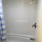 updated bathroom on unit