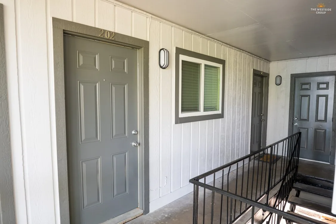 apartment-unit-door-near-stairs